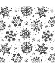 Tela Colección Holiday style Snowflakes