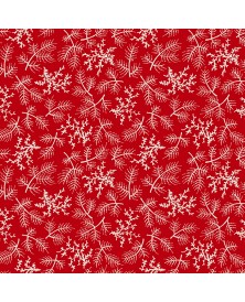 Tela colección Winter in Snowtown Blowing Trees Texture